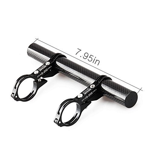 BESTEAM Double Handlebar Extender Holder for Bike Mounts, Flashlights, Speedometer Extension Installation