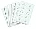 Durable Click-Fold convex name badge inserts, 3.56 x 2.125 Inches, White, 200 per Pack (1455-02)