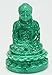 Feng Shui Meditating Buddha Figurines Peace Luck Prosperity Statues Paperweights Gift Home Decor Housewarming Gift India Buddha (1 Red + 1 Jade Green)