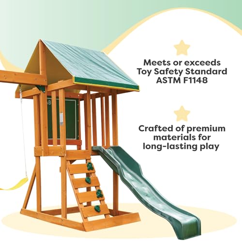 KidKraft Appleton Wooden Swing Set, (Amazon Exclusive)