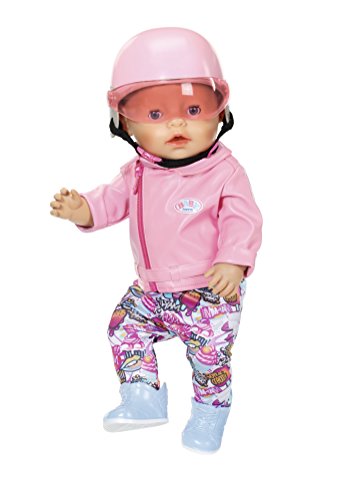 Zapf Creation 825259" Baby Born City Deluxe Scooter Outfit Puppe, bunt & Creation 825914" Baby Born City Scooterhelm Puppe, bunt – Bild 4