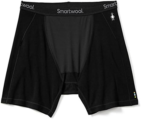 Smartwool Men's PhD Wind Boxer Brief (Black) Medium