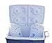 Plastic ice bags 10 lb with COTTON DRAWSTRING closure - Pack of 100 - from FreezyBags - REUSABLE plastic bags - HEAVY DUTY and GREAT FOR FREEZING TEMPERATURES - EBOOK INCLUDED!