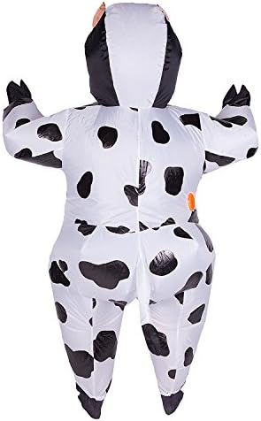Wecloth Inflatable Cow Suit Costume Halloween Party Cosplay Full Body Dress Spot Dress