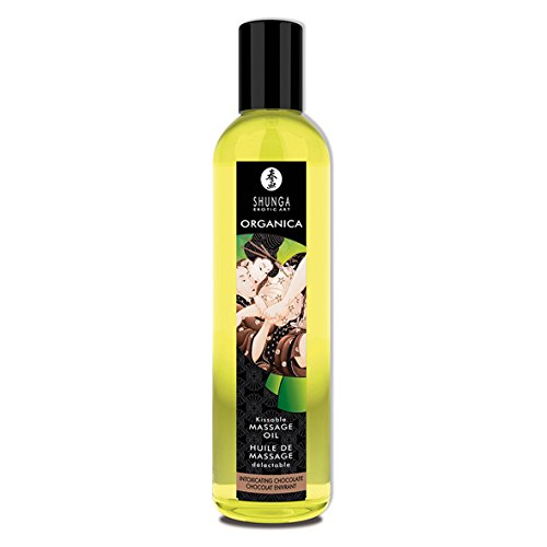 Shunga Massage Oil, Intoxicating Chocolate, 8 Ounce