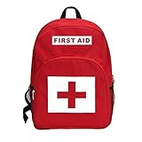 First Aid Kit Bag Waterproof Emergency Treatment Backpack Medic First Responder Backpack Jump Bag for Outdoor, Camping, Field Trips, Hiking & Home