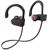 Cablex Bluetooth Headphones Wireless Bluetooth Headset V4.1 Stereo Sports Earbuds with Mic In-Ear Noise Cancelling Sweatproof Earphones for iPhone, iPad, Samsung Galaxy and Android Smartphones
