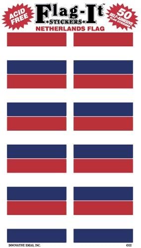 The Netherlands flag stickers for home or school
