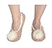 Snoozies Womens Nubby Knit Ballerina Comfort Sole Slippers