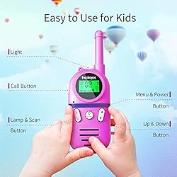 Inspireyes Walkie Talkies for Kids Rechargeable, 48