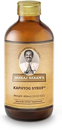 Ayurvedic Kaphyog Syrup by Pankaj Naram - 400 ML - Manufactured in India - Healthy Throat -With Powerful Natural Ingredients from Ayur Veda