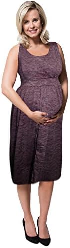 Dressed To Deliver 3 in 1 Labor Gown/Delivery Gown and Perfect Maternity Hospital Gown by (2XL, Purple)