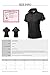 Awesome21 Women's Junior Size Breathable Button Placket Short Sleeves Polo Shirt