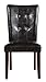Homelegance Decatur PU Leather Dining Chair (Set of 2), Dark Brown