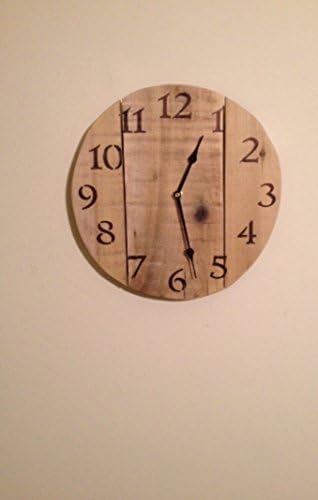 Rustic Bare Pallet Wood Wall Clock, reclaimed pallet wood, mother's day gift, repurposed wood, woodworking, beach clock, country home decor