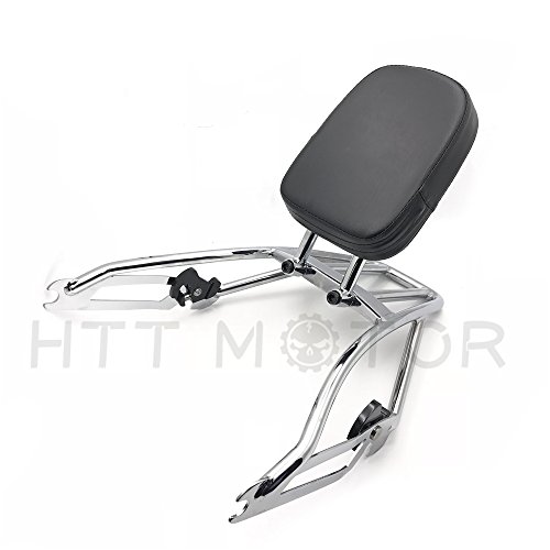 XKMT Group Backrest Sissybar with Luggage Rack for Harley Street 500 750 XG500 XG750 15-17