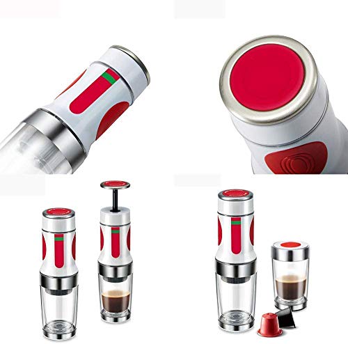 CENPEN Kaffee-Maschine, beweglicher Handpresse Kaffeemaschine, Minihand Espresso Pods Kaffee-Kapsel-Maschine, Kapsel… – Bild 4