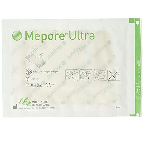 Mepore Ultra Sterile Dressings 10 x 11 cm x5 Waterproof - Wounds Tattoos 680925