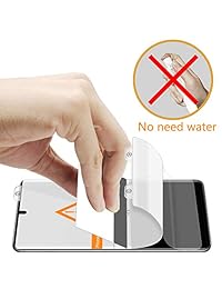[3 Pack] UniqueMe Screen Protector Compatible with Samsung Galaxy Note 10 Plus Samsung Galaxy Note 10+   Note 10 Plus 5G,[Fingerprint Available] TPU Film with Lifetime Replacement Warranty