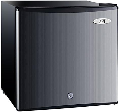 Stainless Steel 1.1-cu-ft Upright Freezer, 18.5 inches wide x 17.75 inches deep x 19.5 inches high