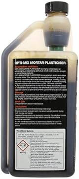 Sika Everbuild Opti-Mix Mortar Plasticiser 1 Litre High-Strength Concentrate view 2
