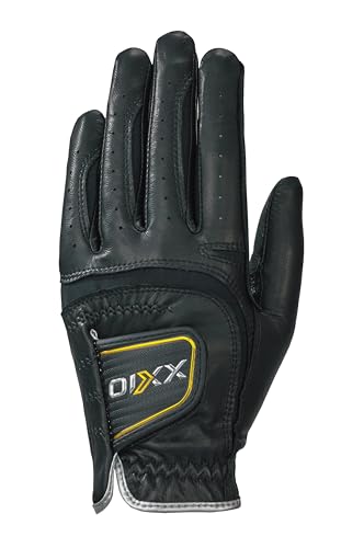 DUNLOP(ダンロップ) ゴルフ グローブ(手袋) メンズ 左手用 XXIO ゼクシオ GGG-X019 ブラック 22cm ゴルフグローブ