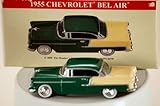 2001 - High Speed / Reader's Digest Inc - 1955 Chevrolet Bel Air - 1:64 Die Cast & Plastic - Green & Cream in Color - Highly Detailed - White Wall Tires - Out of Production - New - Mint - Collectible