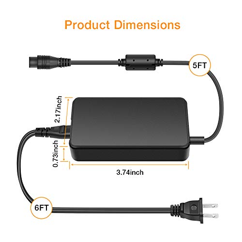 POWSEED 65W Universal Laptop Power Adapter for Lenovo Toshiba Asus Acer HP Dell Samsung Notebook Chromebook Ultrabook PD USB-C Type-C Charger Supply Cord - Thumbnail 4