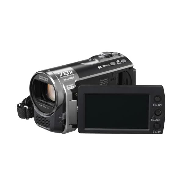 Panasonic SDR-S50EG-K Camcorder (SD Kartenslots, 78-fach optisher Zoom, 6.9 cm Display, Bildstabilisator, USB 2.0… – Bild 4