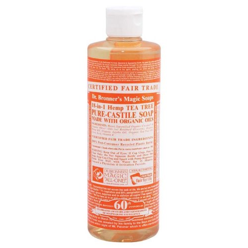 Dr. Bronners Tea Tree Castile Liquid Soap 16oz.