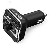 iClever Wireless Bluetooth FM Transmitter Radio Adapter Car Kit with Dual USB Port Remote Controller