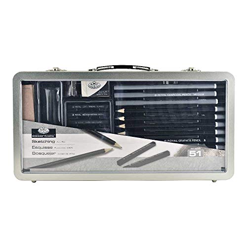Royal & Langnickel, Essentials, Large Window Set, Sketching, 51-Pieces, RSET-ART2802