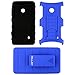 NOKIA Lumia 521 Case, CellJoy® [Future Armor] (Cobalt Blue) Nokia 521 Hybrid Cases Full Body Dual Protective Cover [Heavy Duty] Kickstand Case »» Shock-proof «« [Belt Clip Holster Combo] - Robot Case