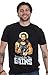 Ann Arbor T-shirt Co. Hallowed Be Thy Gains | Funny Muscle Jesus Weight Lifting Work Out Humor T-Shirt-(Adult, M) Black
