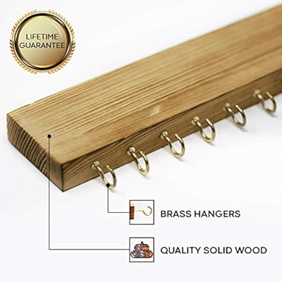 Necklaces Rustic Wooden Jewelry Rack Necklace Organizer And