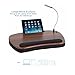 Sofia Sam Oversized Wood Top Memory Foam Lap Desk with Detachable USB Light and Tablet Slot (Black) Supports Laptops Up to 20 Inchesthumb 1