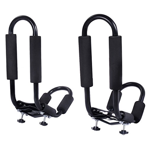 Vehicle Water Sport Board Rack, 2 Pair Canoe Boat Kayak Roof Rack