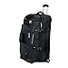 High Sierra AT3 Drop Bottom Upright Wheeled Rolling Duffel Bag, Black, 32-Inch