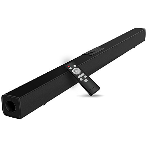 TV Sound Bar【Upgraded】 Meidong Sound Bars for TV 36 inch Home Theater Speakers, Wireless and Wired Bluetooth soundbar with Optical Cable