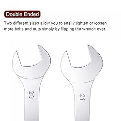 uxcell Thin Open End Wrench, 20mm x 21mm Metric