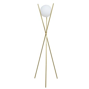 gold ball floor lamp
