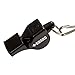 BLARIX Lifeguard Whistle and Lanyard with Print (Black and Red)