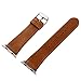 Alonea Leather Buckle Wrist Watch Band Strap Belt For Watch Apple Watch 38mm (Brown)