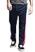 VICTORIOUS Men's Side Stripe Ankle Zip Regular Fit Stretch Drawstring Trackpants