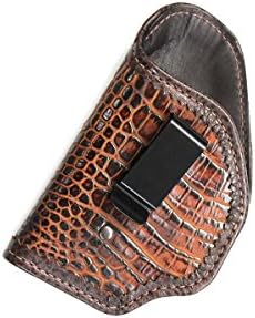 Concealed Carry Holster IWB Tuckable Leather Butternut High Shield - Made in USA by MoonStruck Leather