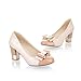 Carol Shoes Fashion Bows Womens High Heel Dress Shoes