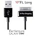 10 Ft. (Extra Long) USB Data Cable Cord Charger for Samsung Galaxy Tab 1, 2, 10.1, Note Tablet GT-N8013 (A-Plus Shopping)