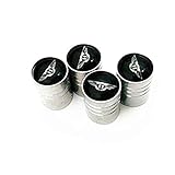 gangjianlan 4pcs Auto Car Wheel Tire Air Valve Caps Stem Cover fit for Bentley