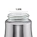 KOLPCTT healthy and Anticorrosion 304 Stainless Steel Olive Oil Bottle-All Made of Food Grade Material Oil Dispenser,Cruet For Vinegar,Soy sauce,silver