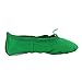 MSMAX Kids Canvas Ballet Shoes Women Ponite Dancing Flats Green 8.5 M US Toddler